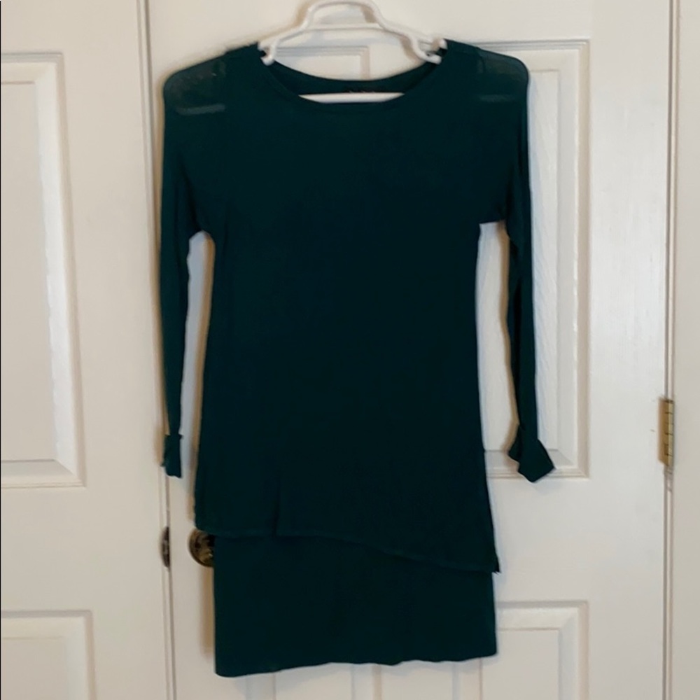 Elegant Hunter Green Top